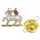 Queens Royal West Surrey Regiment Lapel Pin Badge (Metal / Enamel)